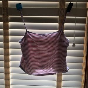 Striped brandy Melville crop top